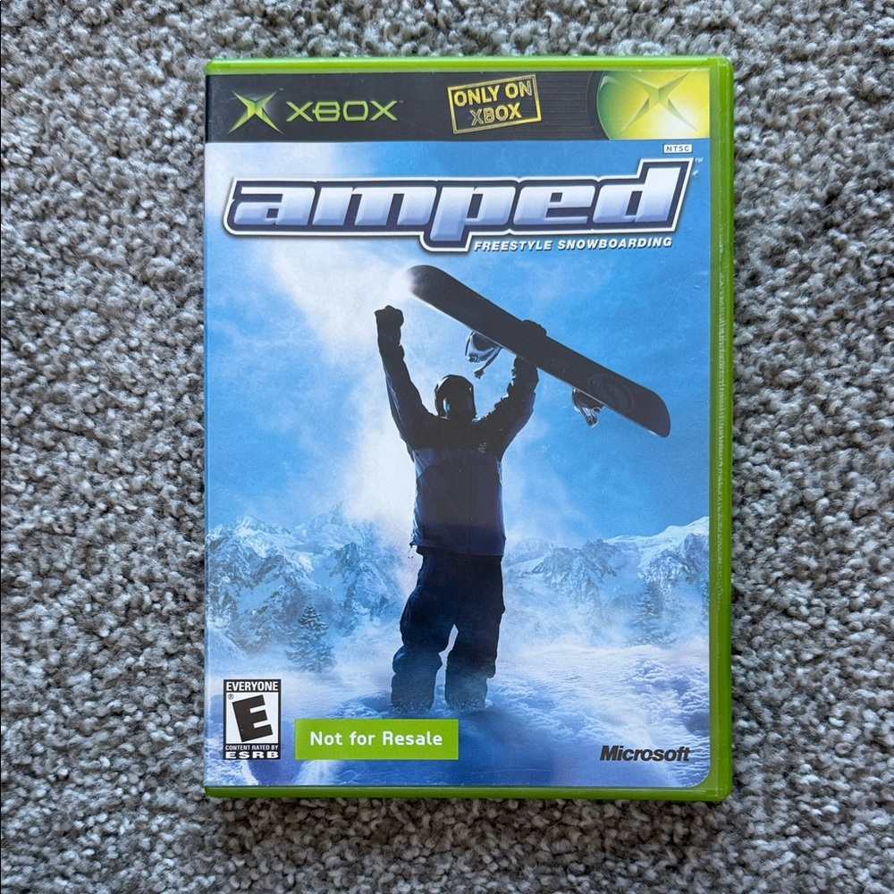 Microsoft Xbox Amped Freestyle Snowboarding